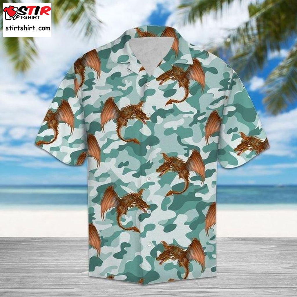 Awesome Dragon Hawaiian Shirt Pre13556, Hawaiian Shirt, Beach Shorts, Gun Hawaiian Shirts  Gun s