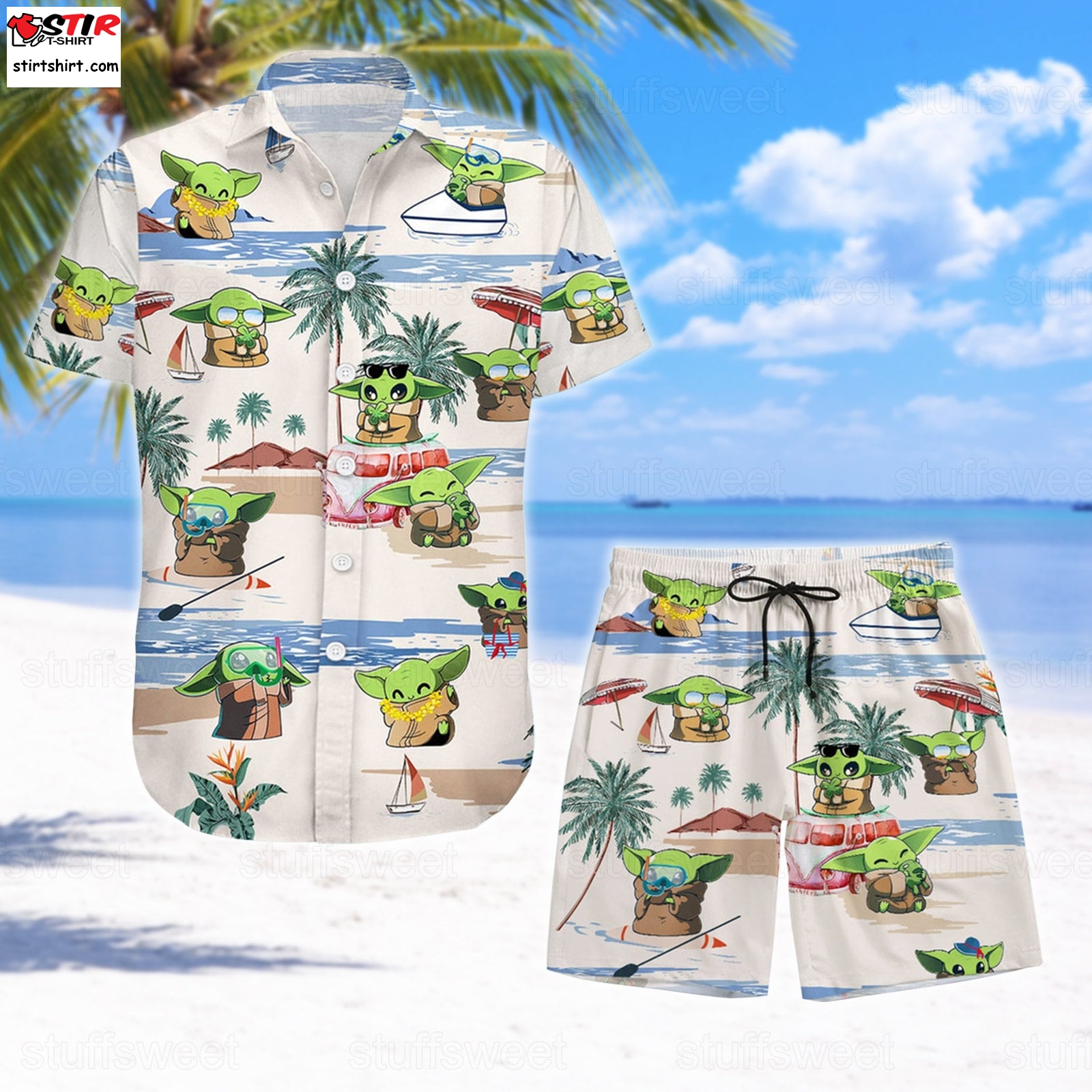Baby Yoda Hawaii Shirtsshorts, Summer Shirts, Yoda Shirts, Aloha Shirts Men, Workout Shorts, Yoda Swim Shorts, Hawaiian Shirt Men  Baby Yoda 