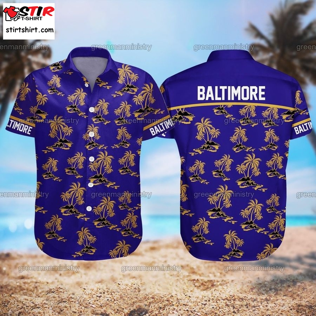 Baltimore Hawaiian Shirt, Baltimore Football Team Shirt, Baltimore Beach Shirt, Funny Baltimore Shirt, Vacation Shirt Lng192204d18  Family s