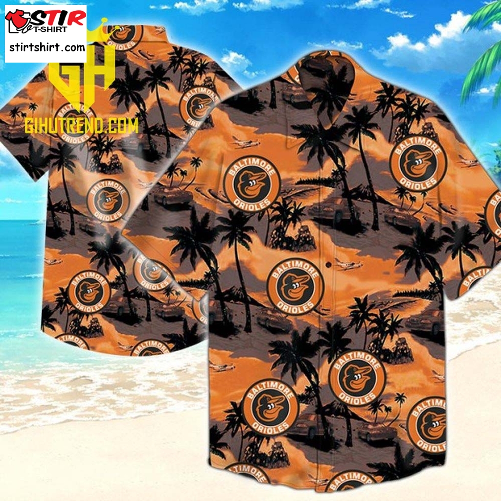 Baltimore Orioles Style Coconut Island Retro Vintage Mlb Hawaiian Shirt  Vintage s