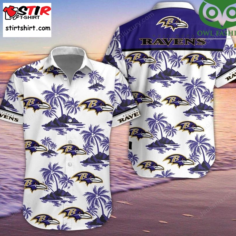 Baltimore Ravens Hawaiian Shirt Short Sleeves  Baltimore Ravens 