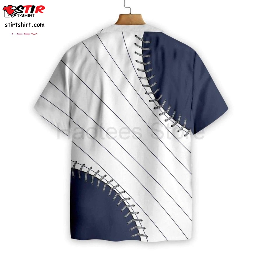 Baseball Lover Navy Blue Hawaiian Shirt  Baseball 