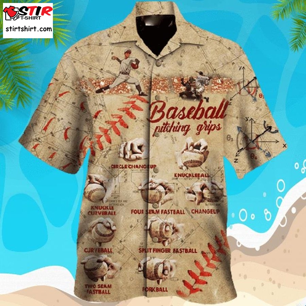 Baseball Pitching Grips Hawaiian Shirt Pre13579, Hawaiian Shirt, Funny Shirts, Gift Shirts, Graphic Tee  Funny s