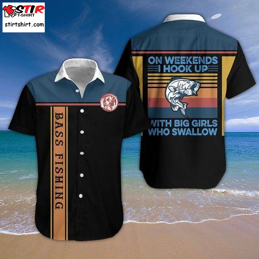 Bass Fishing Unisex Hawaiian Shirt Pre13533, Hawaiian Shirt, Gun Hawaiian Shirts  Gun s
