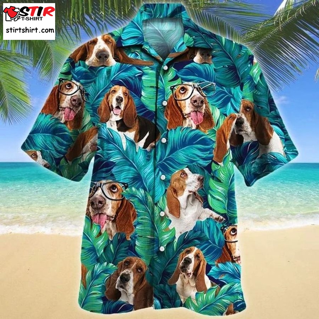 Basset Hound Dog Hawaiian Shirt  Basset Hound 
