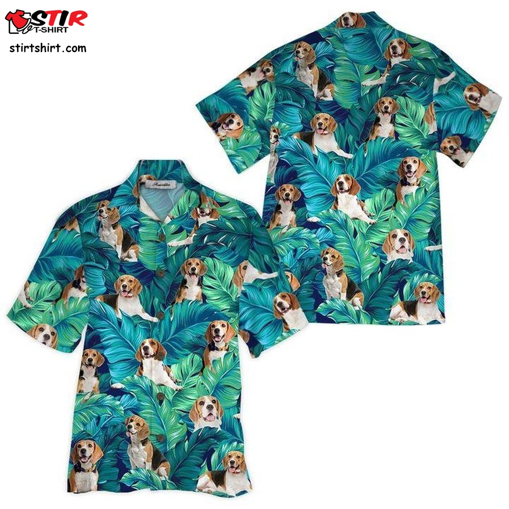 Beagle Hawaiian Shirt Pre10254, Hawaiian Shirt, Beach Shorts Ladies Hawaiian Shirts  Ladies s