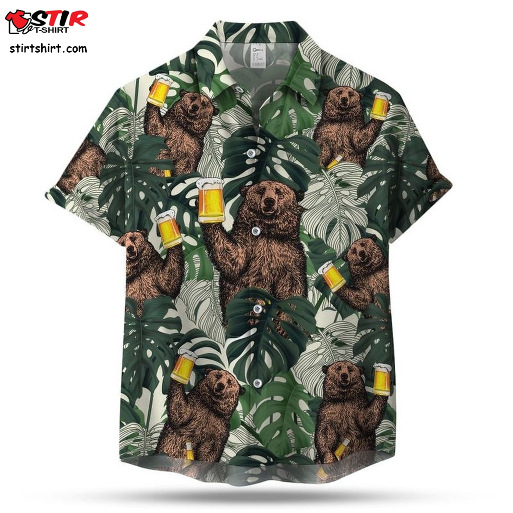 Bear Beer Hawaiian Shirt  How To Wear An Oversized 