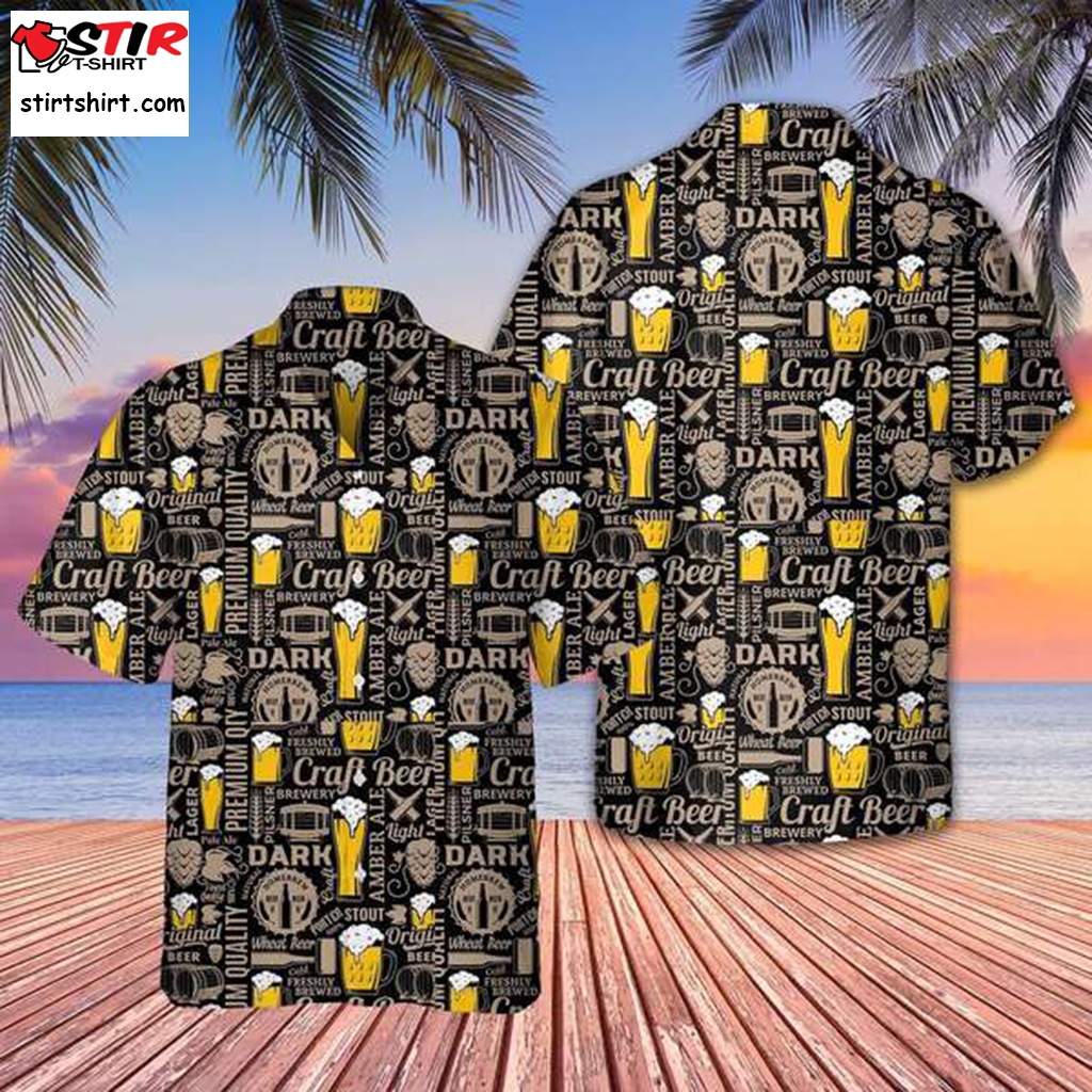 Beer Lovers Aloha Beer Pattern Hawaiian Shirt For Men Women Vintage Hawaii  Aloha Shirt Vs 