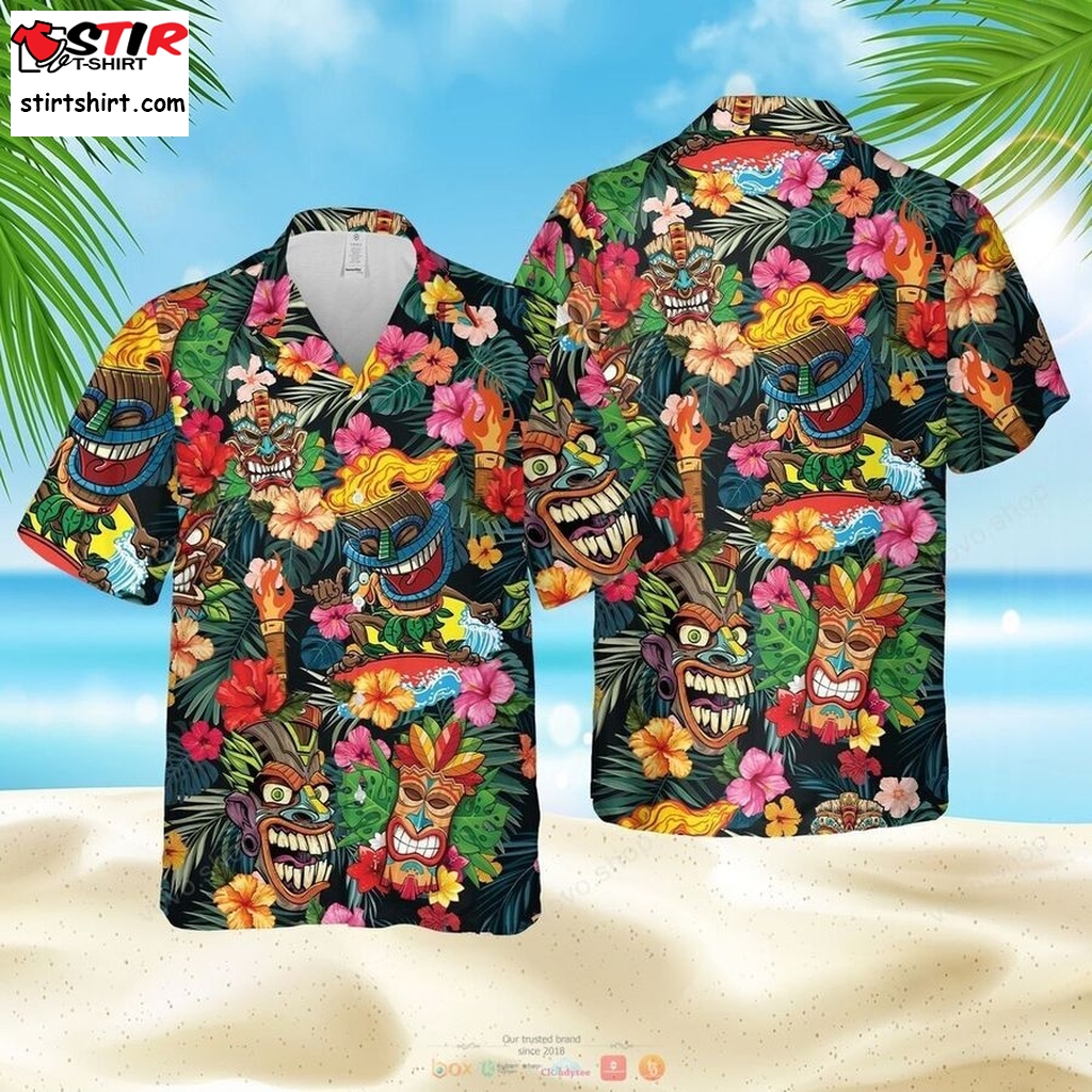 Best Aloha Tiki Hawaii Style Hawaiian Shirt