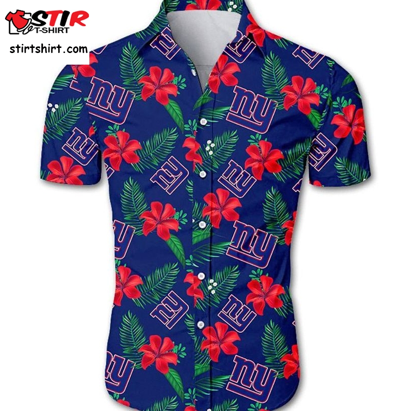Best New York Giants Hawaiian Aloha Shirt For Sale