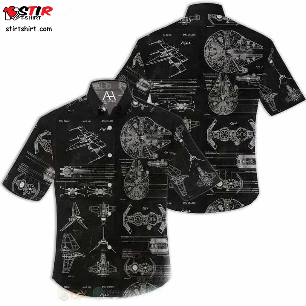 Best Star Wars Patent All Over Print Hawaiian Shirt  Star Wars s