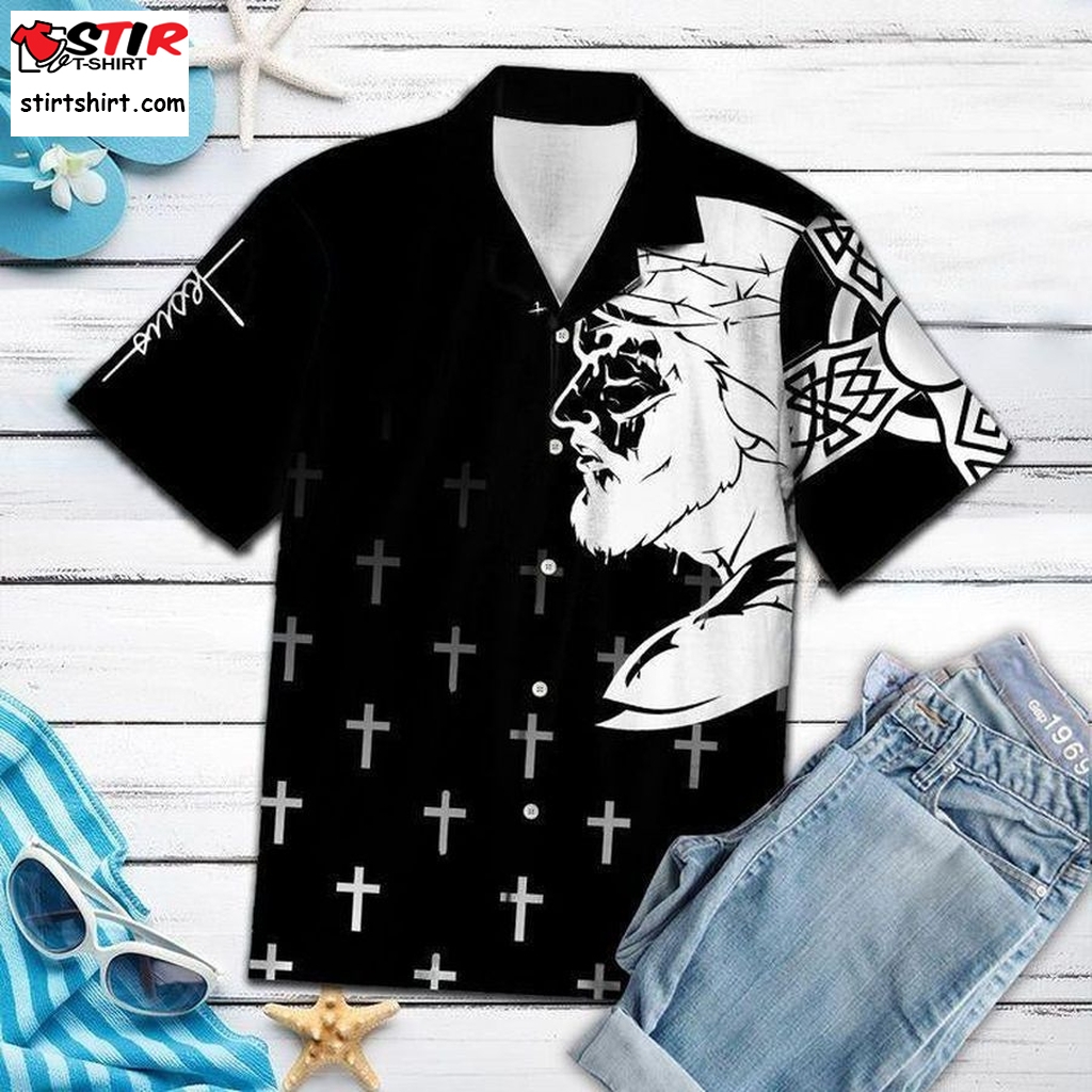 Black Hawaiian Shirt Pre13488, Hawaiian Shirt, Gun Hawaiian Shirts Graphic Tee  Gun s