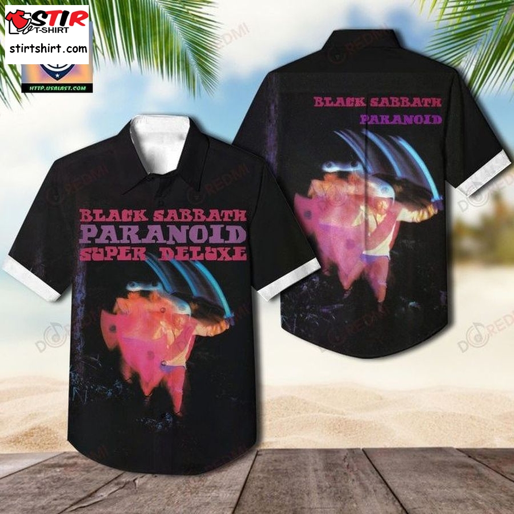 Black Sabbath Paranoid Super Deluxe Hawaiian Shirt