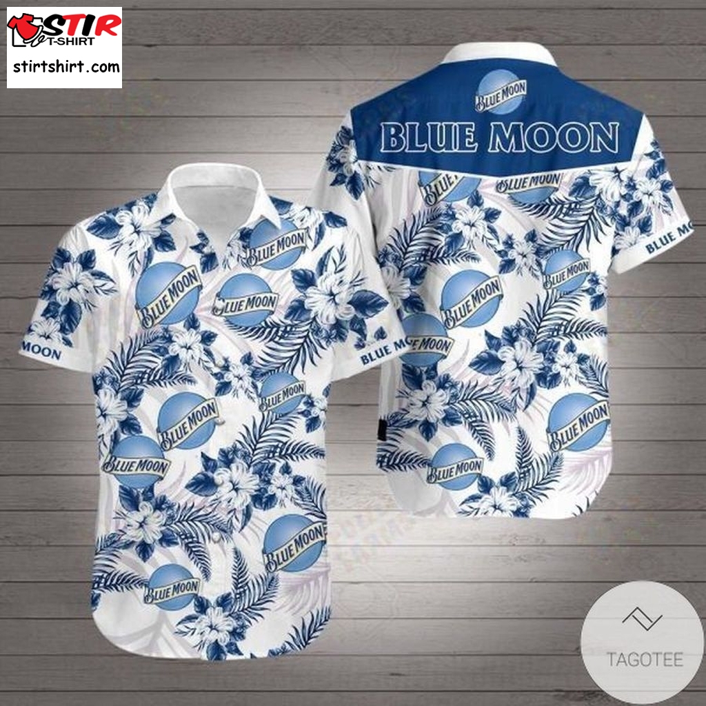 CLYDESDALE HORSE Blue Tribal Hawaiian Shirt Aloha Shirt For Men