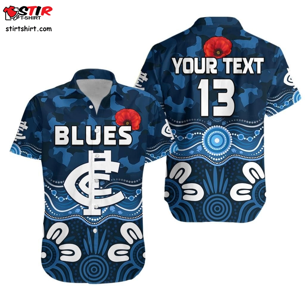 Blues  2023 Hawaiian Shirt Carlton Football Aboriginal Poppy Lt13_0  Discount 