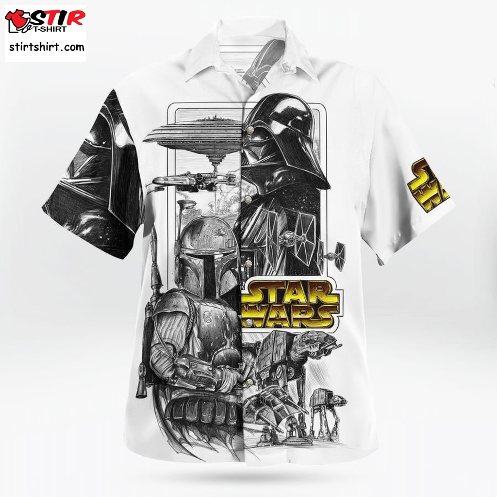Boba Fett Varth Vader Star Wars Hawaiian Shirt  Star Wars s