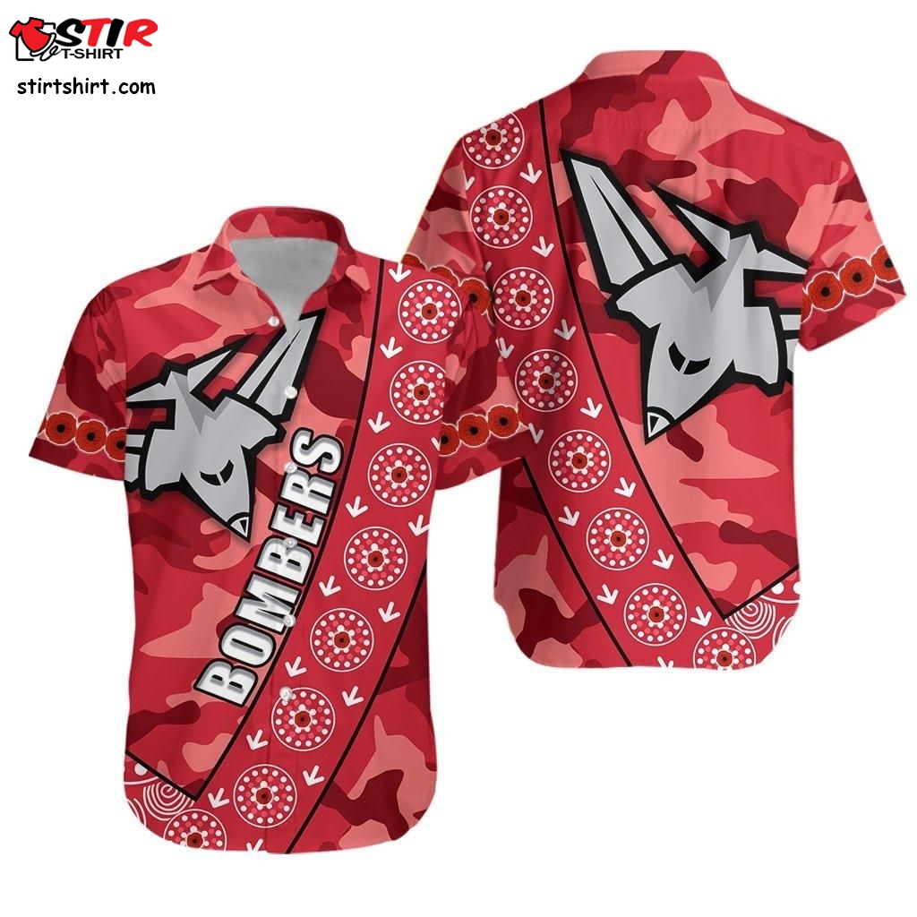 Bombers  2021 Hawaiian Shirt Essendon  Mens Pink 