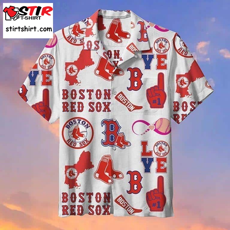 BOSTON RED SOX HAWAIIAN SHIRT CLASSIC FENWAY PRIDE REYN SPOONER SIZE XL