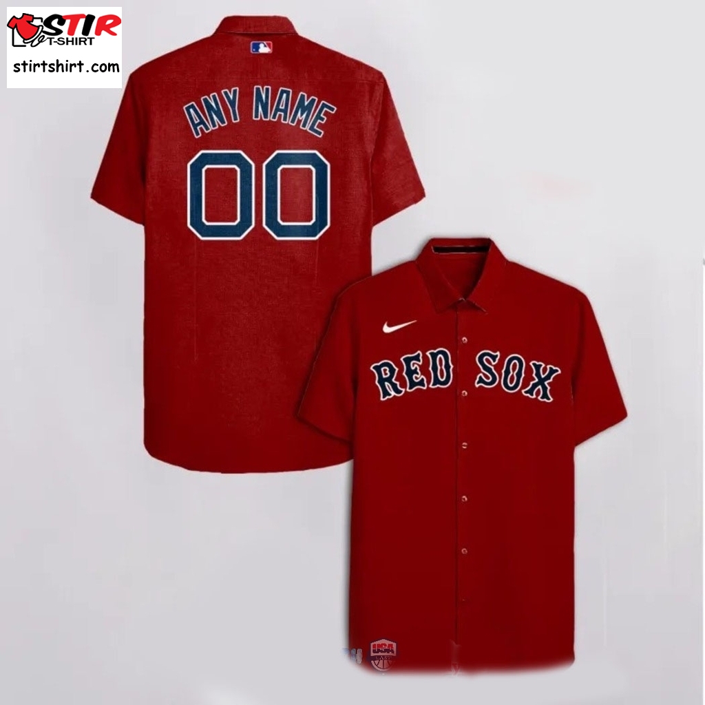Boston Red Sox Mlb Personalized Hawaiian Shirt  Saleoff  s Red