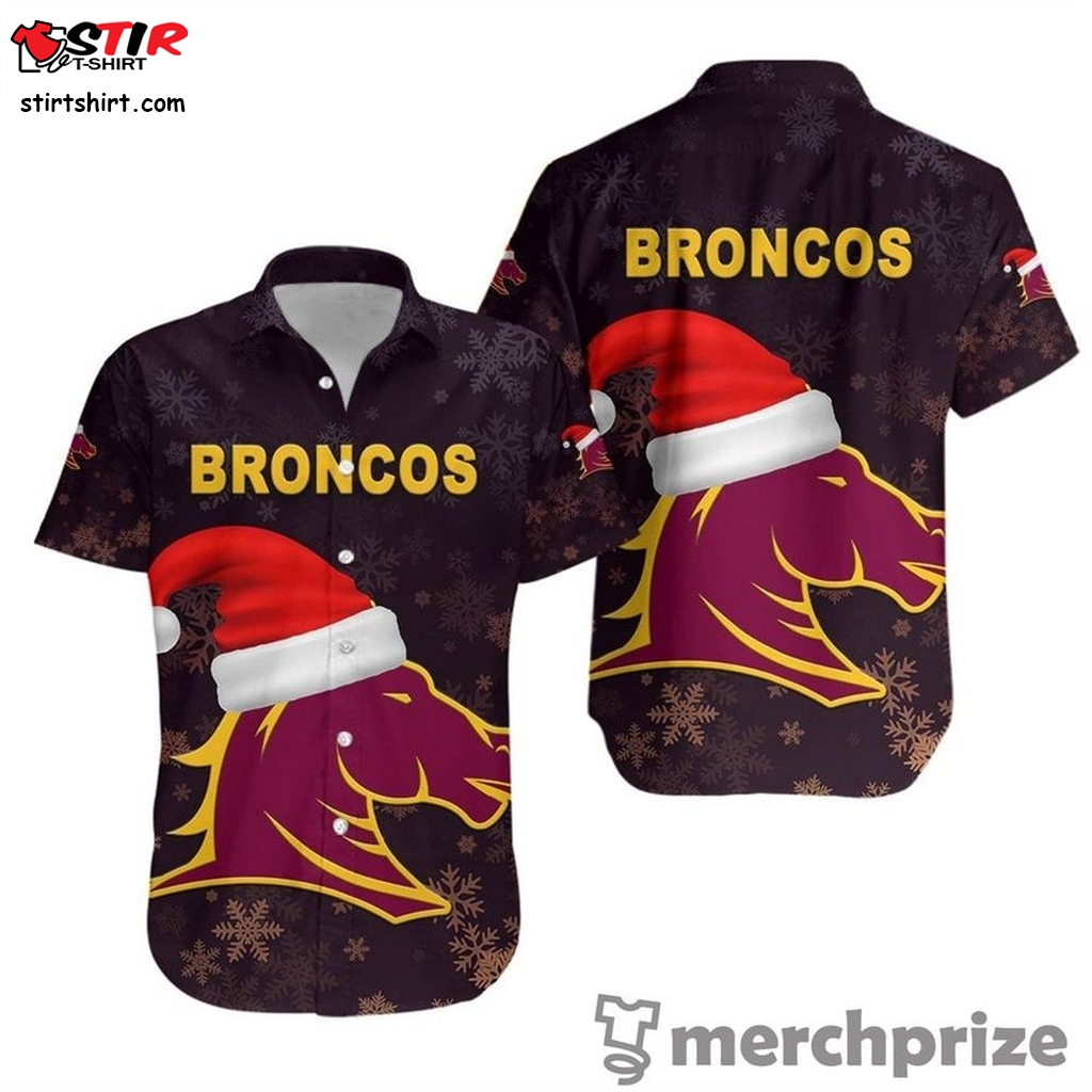 Brisbane Hawaiian Aloha Shirt Broncos Christmas K8 Hawaiian Shorts Beach Short Sleeve  Mens  And Shorts Set