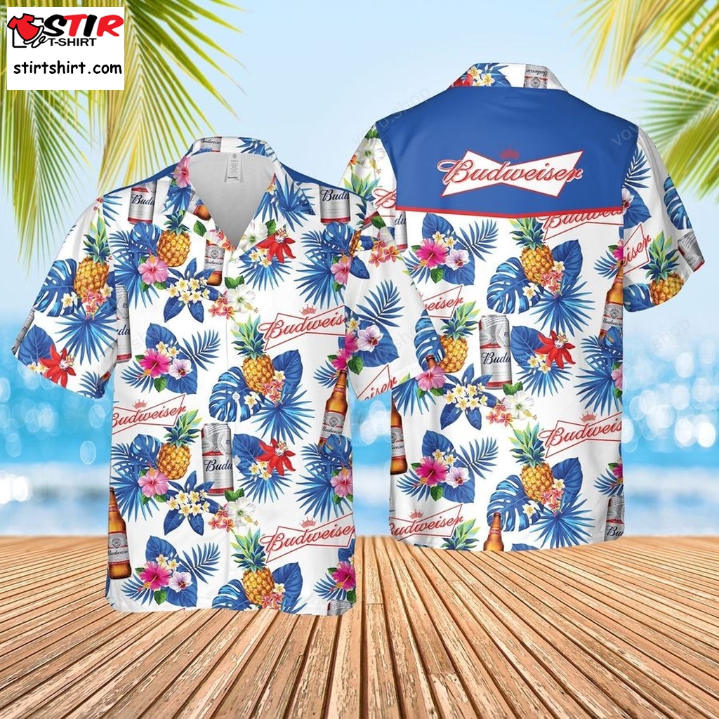 Budweiser Beer Flower Hawaiian Outfit   Outfit