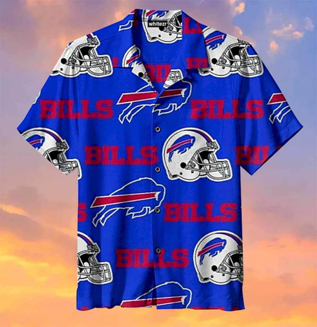 Buffalo Bills American Football Helmet Hawaiian Shirtpng