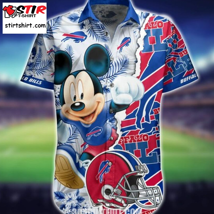 Buffalo Bills Hawaiian Shirt Short Mickey 3D  Buffalo Bills 