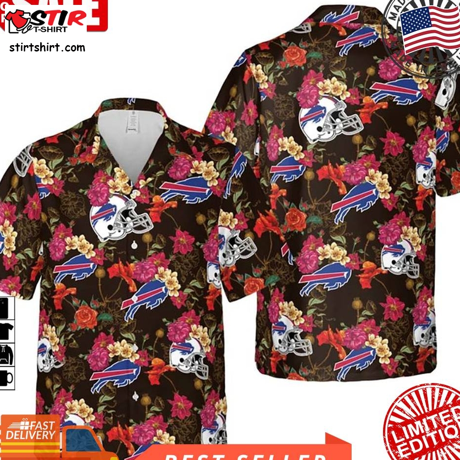 Buffalo Bills Hawaiian Shirt Tropical Nfl Flower Summer 2022  Buffalo Bills 