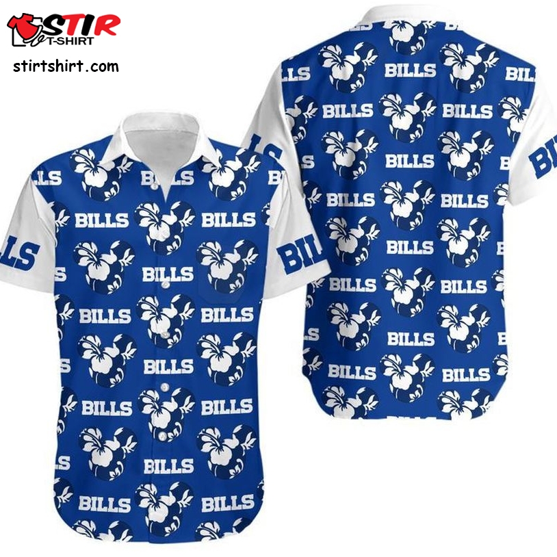 Buffalo Bills Mickey And Flowers Hawaii Shirt And Shorts Summer Collection H97  Buffalo Bills 