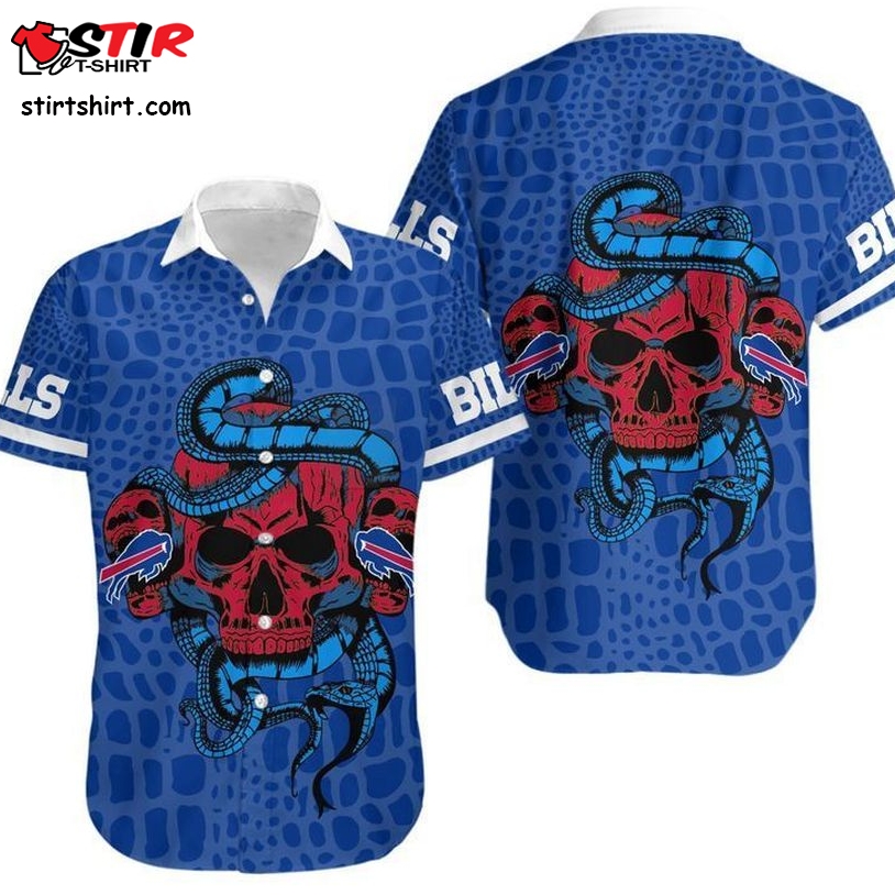 Buffalo Bills Snake And Skull Hawaii Shirt And Shorts Summer Collection H97  Buffalo Bills 