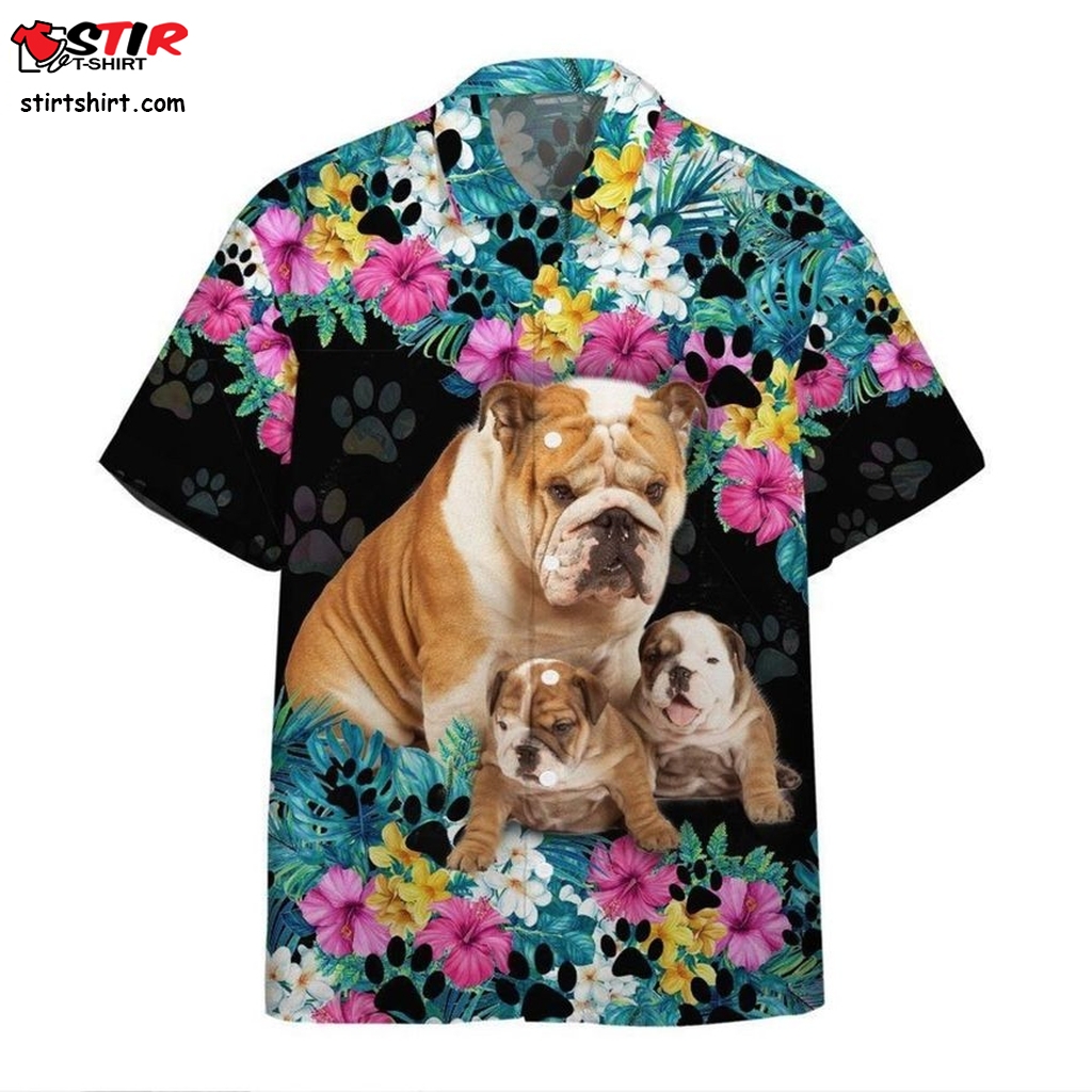 Bulldog Mother Day Hawaiian Shirt   Day Meme