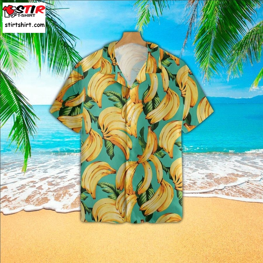 Bunch Of Banana Pattern For Aloha Summer Hawaii Shirt