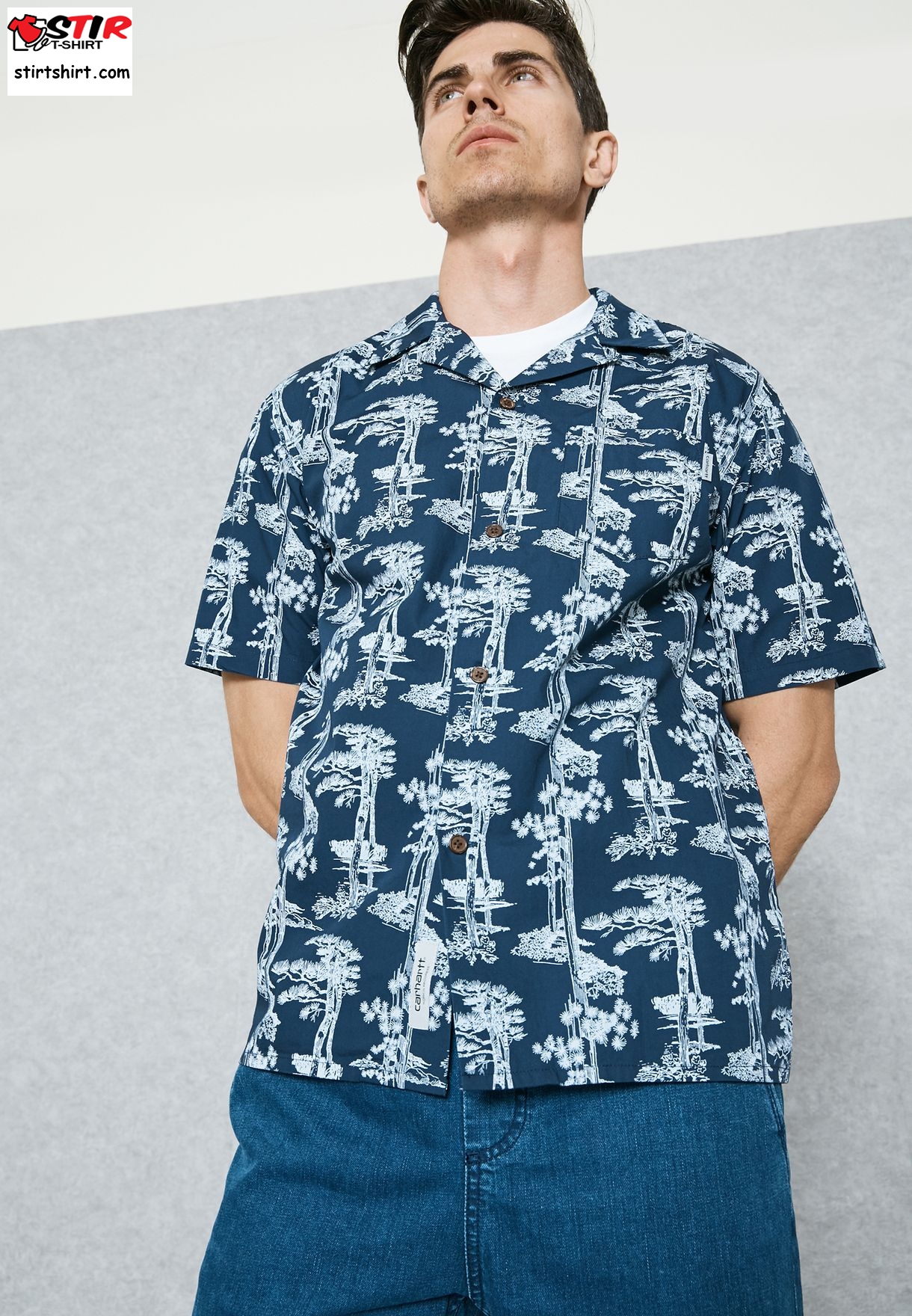 Buy Carhartt Wip Prints Pine Hawaii Shirt For Men In Muscat