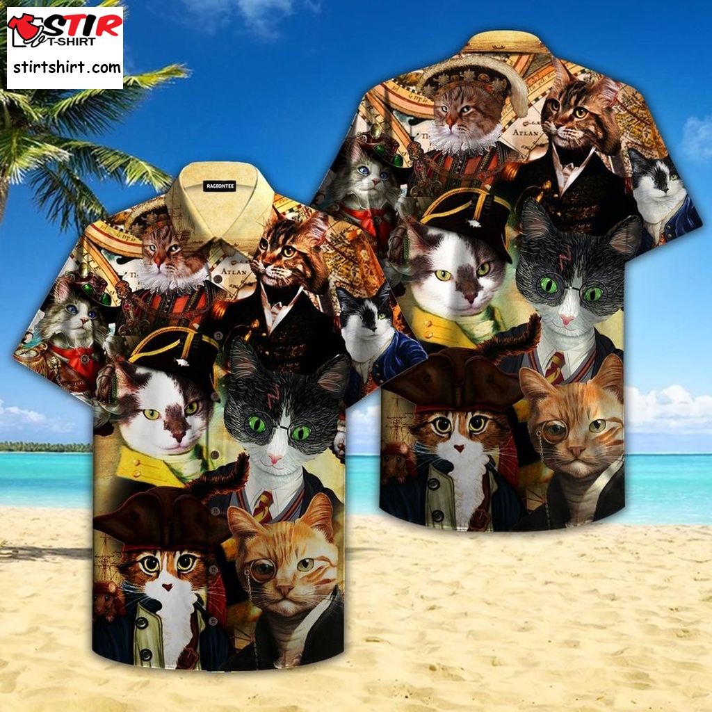 Captain Cats Hawaiian Shirt Pre10647, Hawaiian Shirt, Family Hawaiian  Shirts, Graphic Tee  Family s
