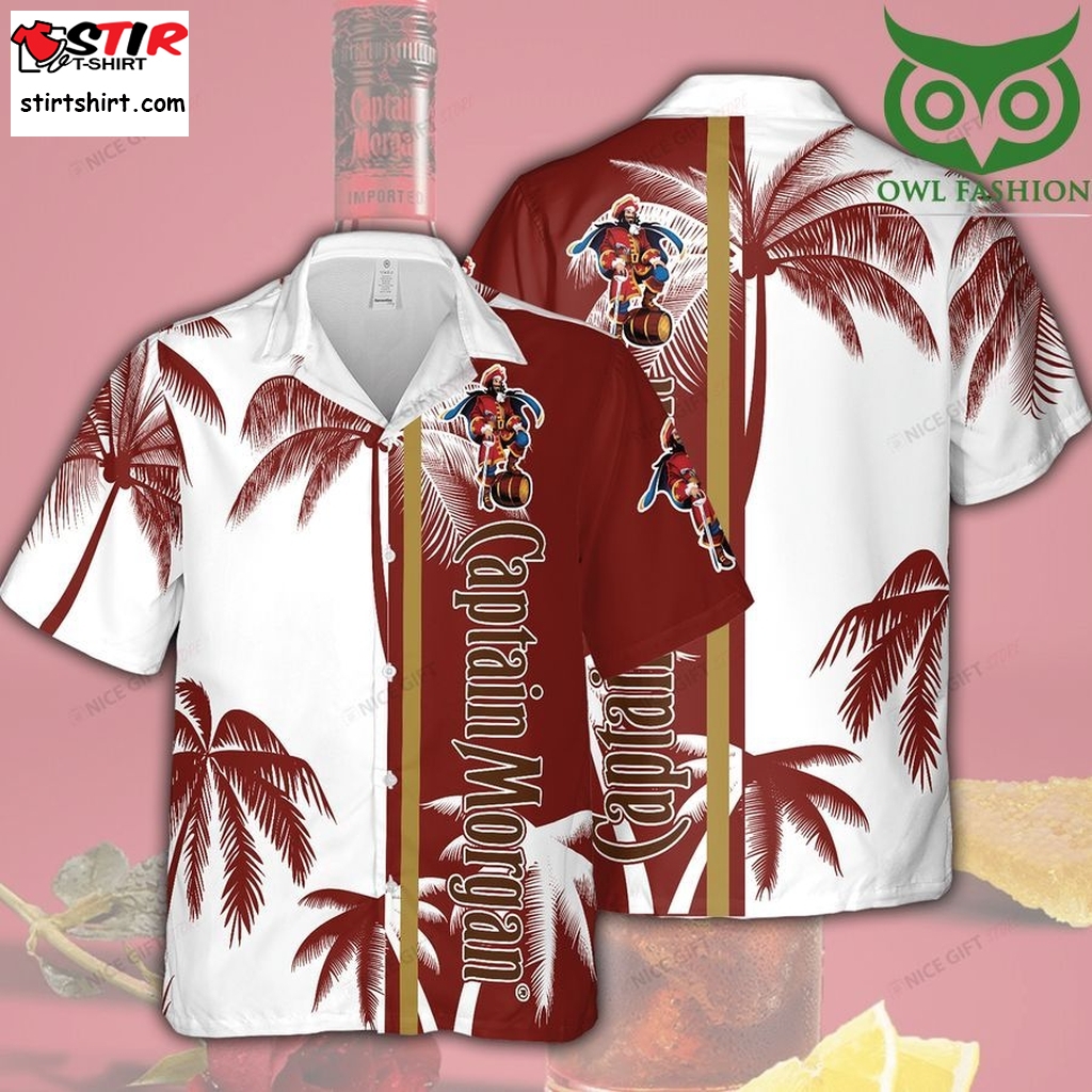 Captain Morgan 3D Shirt Hawaiian Aloha For Summer  Captain Morgan 