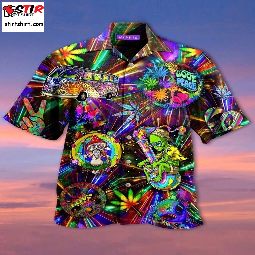 Car Hippie Life Is Colorful Hawaiian Shirt Pre13424, Hawaiian Shirt, Family Hawaiian  Shirts  Family s