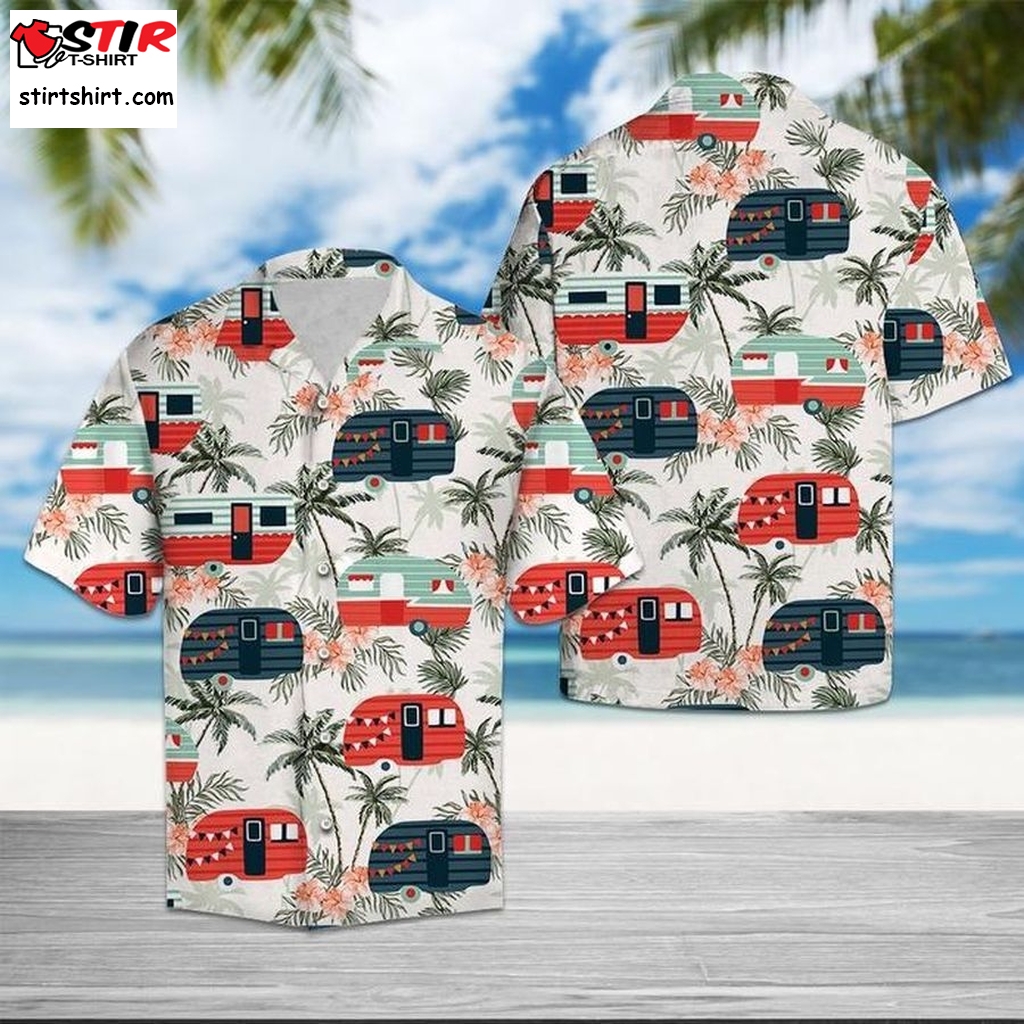 Caravan Tropical Vintage Hawaiian Shirt Pre10701, Hawaiian Shirt, Beach Shorts, Gift Shirts  Vintage s