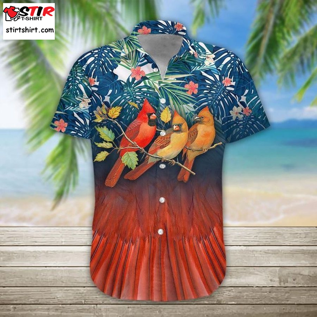 Cardinal Bird Hawaiian Shirt Pre13395, Hawaiian Shirt, Family Hawaiian  Shirts, Graphic Tee  Family s