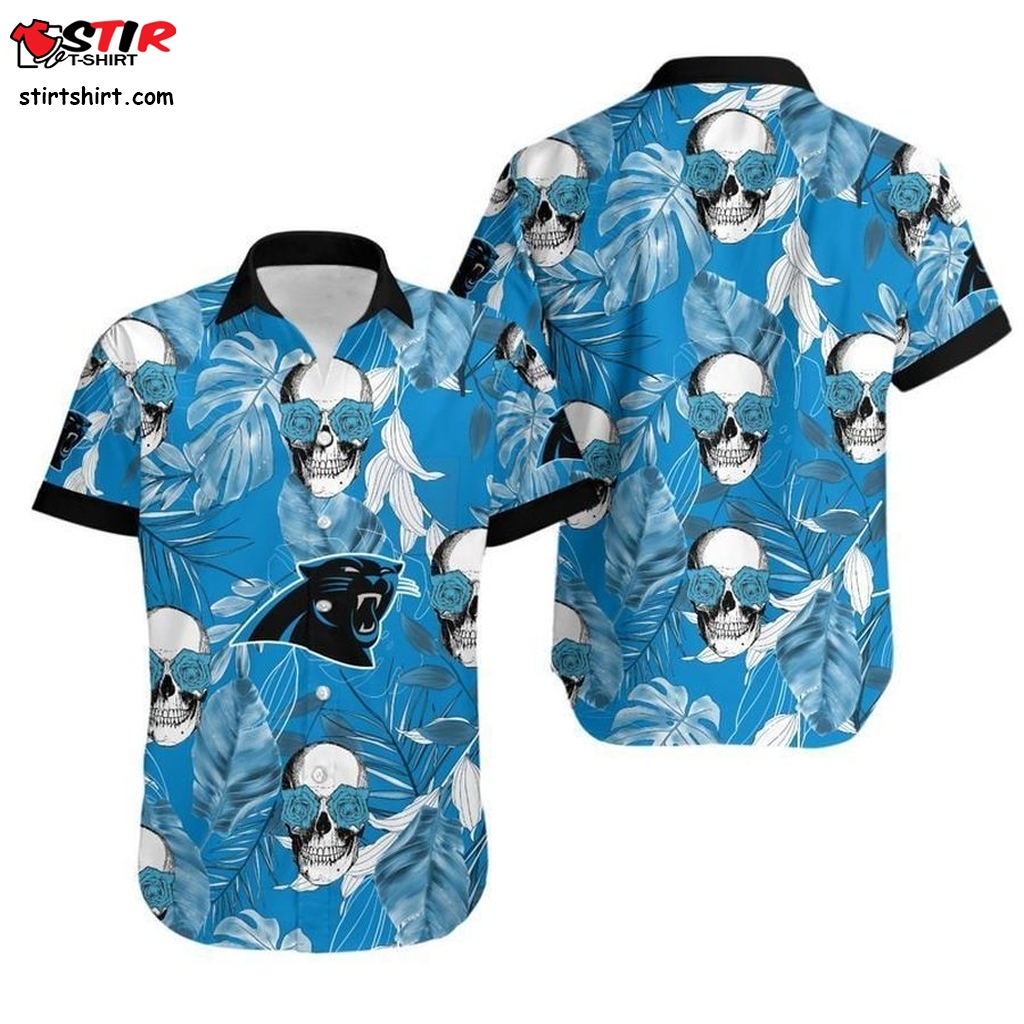Carolina Panthers Coconut Leaves And Skulls Hawaii Shirt And Shorts Summer Collection H97   Copy  Orioles  2016