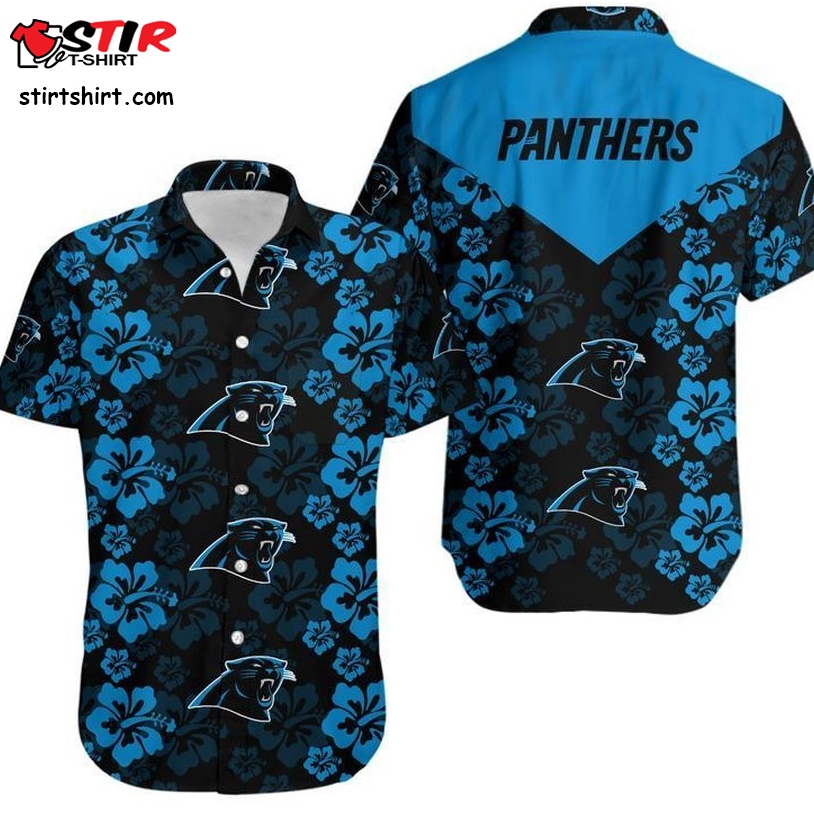 Carolina Panthers Flowers Hawaii Shirt And Shorts Summer Collection H97  Carolina Panthers 