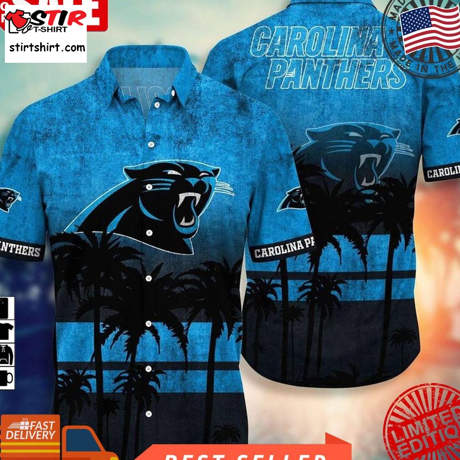 Carolina Panthers Pine Cones Lovely Short Sleeve Hawaiian Shirt