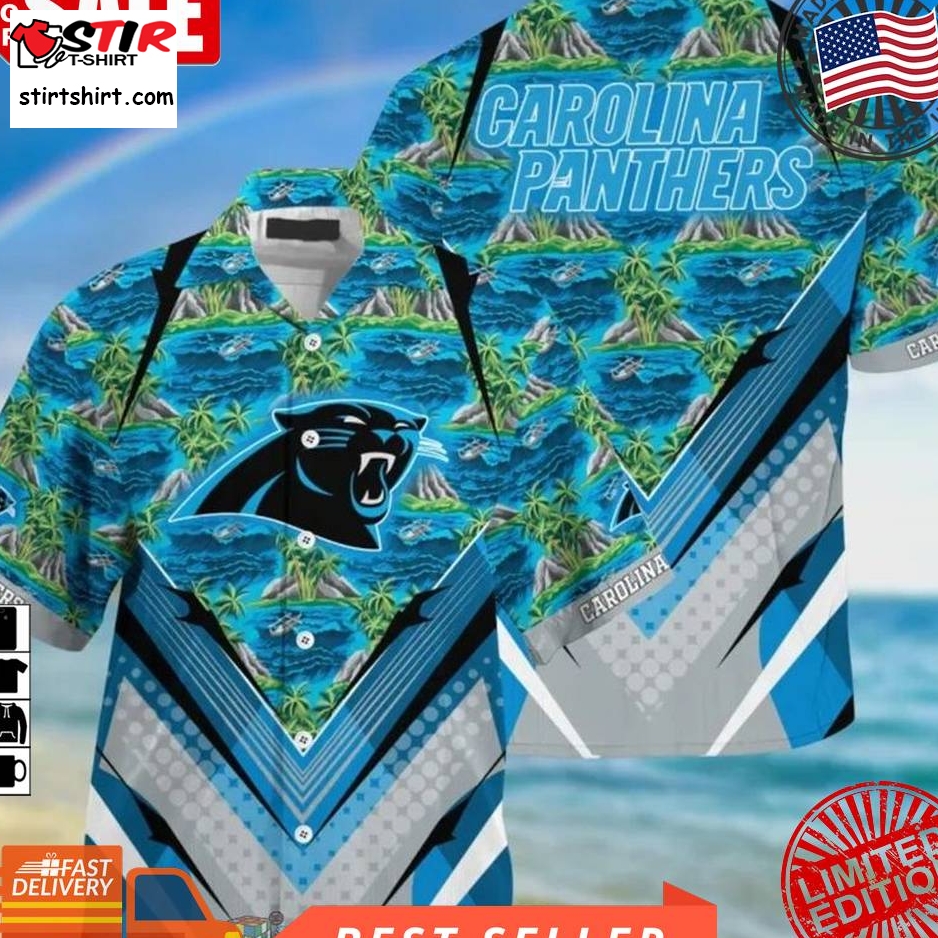 Carolina Panthers Nfl Island Palm Tree Hawaiian Shirt  Saleoff  Carolina Panthers 
