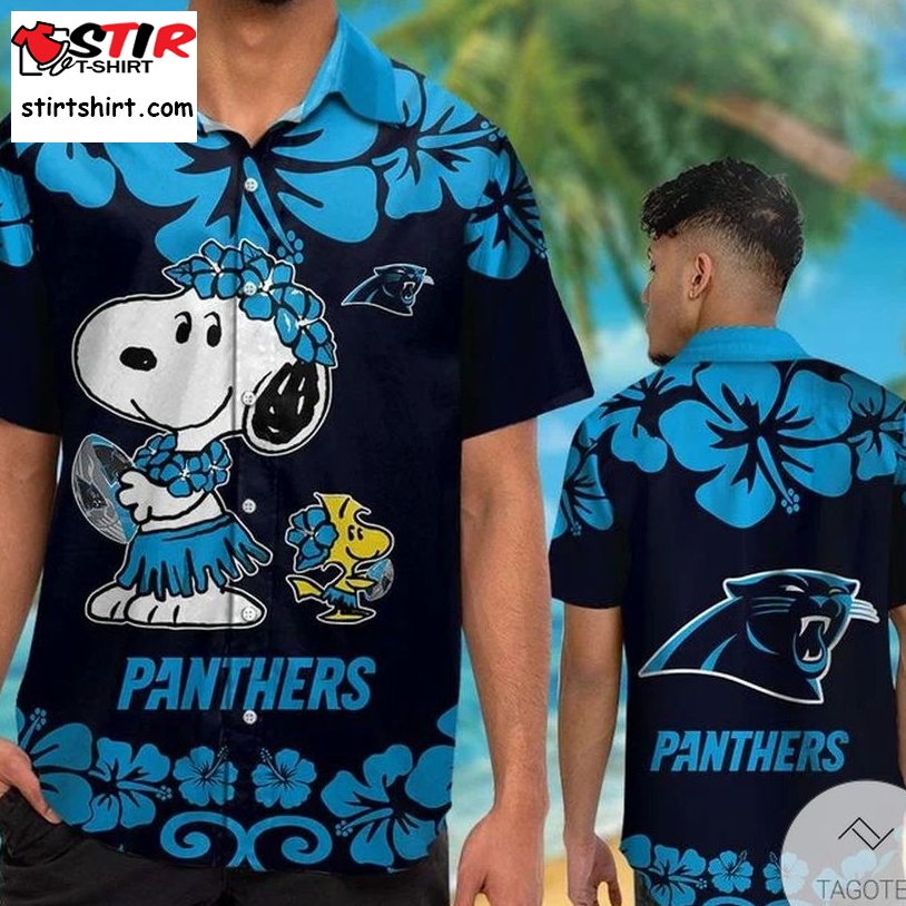Carolina Panthers  Snoopy Hawaiian Shirt  Carolina Panthers 