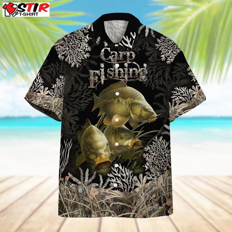 Carp Fishing Hawaiian Shirt Pre10120, Hawaiian Shirt,  Funny Shirts, Gift Shirts, Graphic Tee