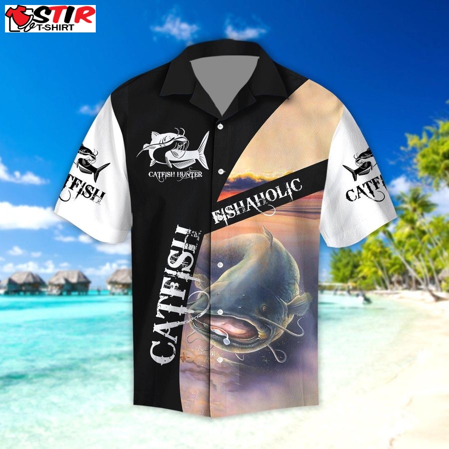 Catfish Fishaholic Fishing Hawaiian Shirt Pre13452, Hawaiian Shirt,  Funny Shirts, Gift Shirts