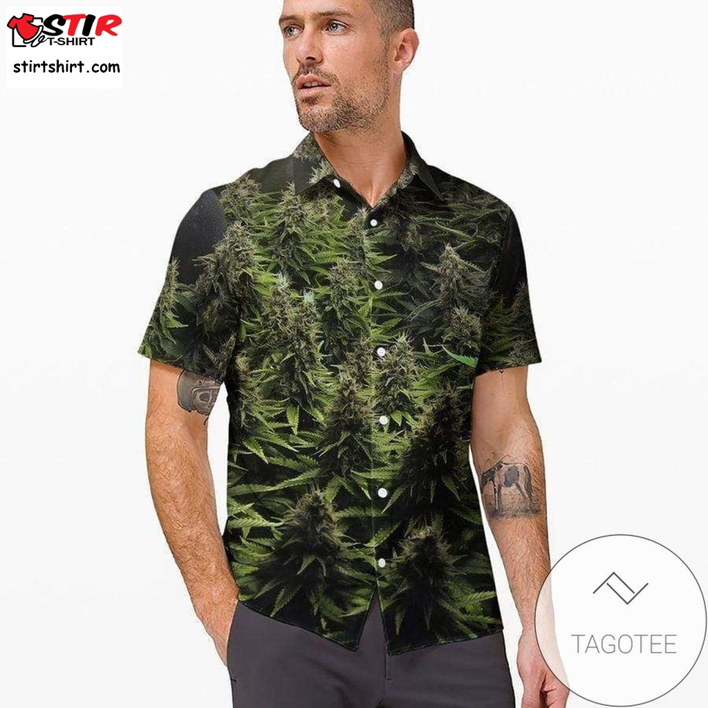 Check Out This Awesome Hawaiian Aloha Shirts Weed Garden  Rhude 