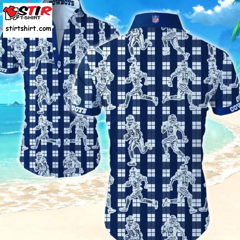 Checked Dallas Cowboys Players Hawaiian Shirts