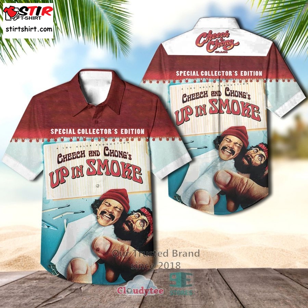 Cheech  Chong Special Collection's Edition Hawaiian Casual Shirt  Tommy Chong 