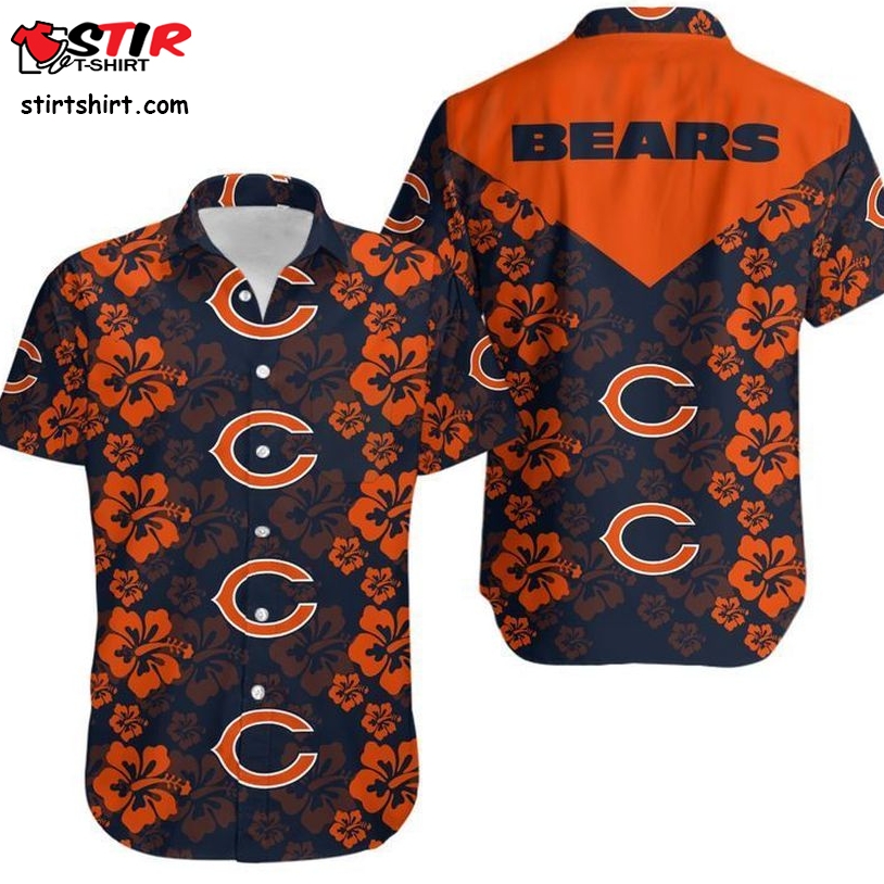 Chicago Bears Flowers Hawaii Shirt And Shorts Summer Collection H97  Chicago Bears 