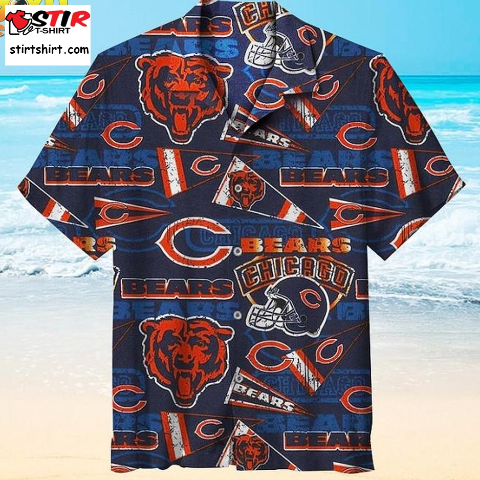 Chicago Bears Vintage Hawaiian Shirt  Vintage s